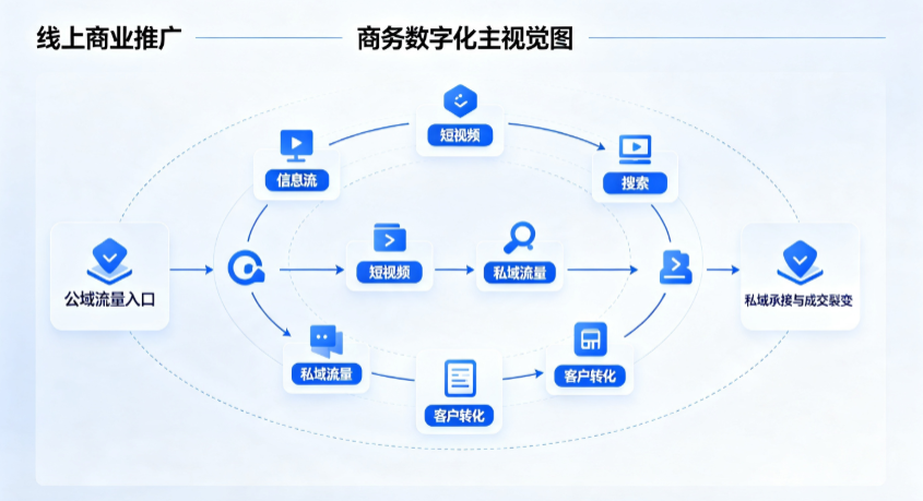 定兴县线上商业推广怎么做？全域流量闭环搭建与低成本转化实战指南